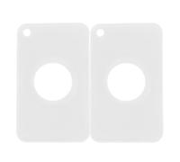 VILLCASE 2pcs White Protective Wallet Covers for Tracker Minimalist Anti-lost Tracer Pouches with Precise Secure Fit Modern Tracker Sleeves for Bags Wallets and Key Holders