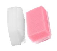 VILLCASE 2pcs Wilbarger Integration Brushes for Sensory Body Brushes for and Processing Disorder White and Pink Set for