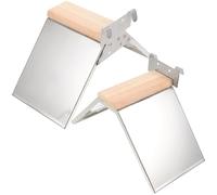 VILLCASE 2pcs Wood and Iron Pigeon Perch Stand Roosting Holder for Birds Thickened and Plastic Resting Rack for Hens Suitable for Indoor Birdcages and Outdoor Roosting