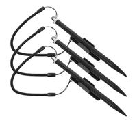 VILLCASE 3 Pcs Resistive Touch Screen Stylus Pens for Smartphones and Tablets with Aluminium and Abs Body, Easy to Store with Spring Rope and Pen Clip for Note-taking and Writing
