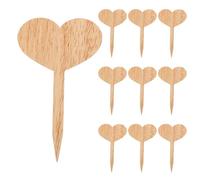 VILLCASE 30 Pcs Reusable Decorative Plant Labels with Unique Stylish Design for Potted Flowers and Small Potted Plants, Easy to Carry Sturdy Gardening Tags for Mini Greenhouse