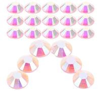 VILLCASE 3000pcs Resin Flatback Round Rhinestones 5mm Manicure Nail Charms with Stable Application and Creativity Booster for DIY Crafts at Home Nail Art Decoration