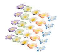 VILLCASE 30pcs Artificial Plumeria Flower Hair Clips with Eva and Metal Material, Secure Fit and Versatile Use for Beach Outings and Festive Celebrations, Tropical Elegance Hair Accessories