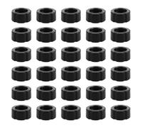 VILLCASE 30pcs Car Phone Mount Replacement Nuts 17mm Ball-joint Fixed Adapter Bracket Rings for Car Phone Holder, Black Plastic, Portable and Compatibility for Driving