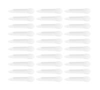 VILLCASE 30pcs Dual-ended Semi- Silicone Lip Balm Brush and Lipstick Applicator for Makeup Use, Reusable Lip Mask Brush Suitable for Precise Cosmetic Application