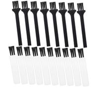 VILLCASE 30pcs Mini Cleaning Brush Set for and Hair Clipper Accessories, Portable Multipurpose Plastic Brushes Ear Wax Spoon and Keyboard Cleaner for Precise Grooming and Electronics