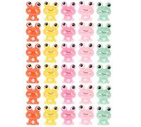 VILLCASE 30Pcs Pastel Tone Amphibian Shaped Thumbtacks Resin Push Pins Multi-Function Map Pins Decorative Office Home Supply Cork Board Use