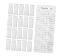 VILLCASE 30pcs Reading Tracking Bookmarks Stylish Library Cards for Book Lovers Reading Log Notecards with Blank Back for Notes Book Accessories for Schools and Offices