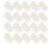 VILLCASE 30pcs Spring Clips Self-Adhesive Id Badge Clip Holder for Id Cards for Wall Hanging Hooks for Walls