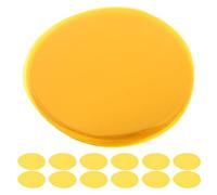 VILLCASE 30pcs Yellow Ambient Lighting Tint Circles for Track Lights and LED Ceiling Spotlights 2.36' Soft Warm Glow Peel and Stick Filters with Removable Adhesive Pet Material for Nursery