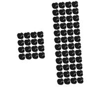 VILLCASE 32pcs Grate Foot Pad for Gas Range Feet Pads Stable Gas Burner for Rubber Replacement