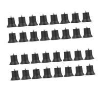 VILLCASE 32pcs Stove Grate Rubber Feet Replacement for Gas Stove Kitchen Use Grate Accessory Rubber Foot Pads for Gas Burner