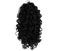 VILLCASE 35cm Curly Ponytail Extension Drawstring Curly Ponytail High Temperature Silk Wig One Size Fits Most Women Comfortable to Wear Simple Fashionable Elegant Hairpiece for Daily Use