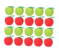 VILLCASE 36pcs Apple Shaped Erasers Cute Food Theme Classroom Supplies for Teacher Rewards Party Favors Math Manipulatives and Back to School Essentials