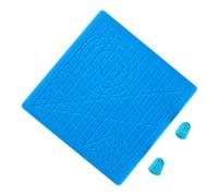 VILLCASE 3d Printer Pen Blue Heat-resistant Finger Sleeve Silicone Mat with Creative Drawing and DIY Projects Compatible with 3d Pens
