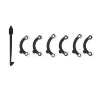 VILLCASE 3pairs Nose Bridge Augmentation Device Silicone Lifting Clip for Nose Straightener Beauty Tool Inserts for Women and Men Invisible Shaping Hook