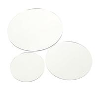 VILLCASE 3pcs Acrylic Reflective Display Board Photo Props Hanging Mirror Photo Background Decorative