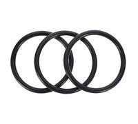 VILLCASE 3pcs Black Rubber Buddhist Bowl Pads for Artists Sound Bowl Cushions Sturdy Instrument Cushions Suitable for Families and Friends Who Believe Buddhism