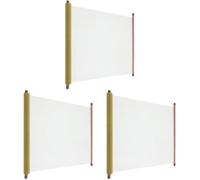 VILLCASE 3pcs Blank Hanging Scroll, Water Writing Cloth Chinese Xuan Paper Scroll, Rice Paper Roll Calligraphy Practice Scroll Art Wall Scrolls for Art Painting Calligraphy Writing