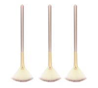 VILLCASE 3pcs Blush Brush Powder Brush Set Nylon Wood Material Precision Setting under Eye Concealer Comfortable for Skin for Those Learning and Experimenting with Makeup Daily Use