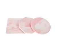 VILLCASE 3pcs Ceramic Backing Board for Stamp Seal with Marble Pattern Design, Heat Resistant Wax Seal Pad Enhancing Work Efficiency and Easy Stamp Removal, for Letters and Packaging