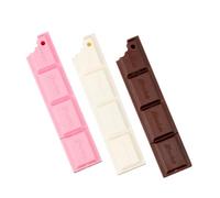 VILLCASE 3pcs Creative Chocolate Shaped Ballpoint Pen Cute Cartoon Design Sturdy Plastic Material Safe Decorative Item for Schoolwork and Creative Writing