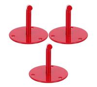 VILLCASE 3pcs Fire Extinguisher Mount Wall Brackets Iron Fire-Fighting Equipment Holder for Extinguishers Industrial Storage Hooks with Easy Installation for Home Office Commercial Use
