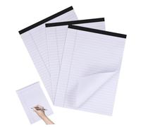 VILLCASE 3pcs Lined Writing Pads College Ruled Note Paper for Office Each Multi Purpose Application Enhanced Writing Comfort