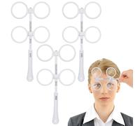 VILLCASE 3pcs Optical Flipper, ±25° ±0. 5° ±1.0° Adjustable Flips Trial Lens Optical Equipment Optometry Tool for Near Amblyopia Test Phthalmic Tools
