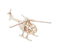 VILLCASE 3Pcs Paintable Puzzle for Educational Craft Indoor and Outdoor Learning Fosters Creativity and Understanding of Aviation Concepts