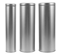 VILLCASE 3pcs Portable Moxibustion Stick Extinguisher Box for Home Use, Silver Tinplate Moxa Burner Holder with Easy to Use Smoke Management and Fire Extinguishing Features