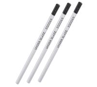 VILLCASE 3pcs Pottery Underglaze Pencils for Ceramic Art with Fine Line Accuracy Permanent High-temperature Finish Compatible with Raw and Fired Bisqueware for Detailed Decorating and