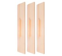 VILLCASE 3pcs Rectangular Wooden Soap Mold Lid for DIY Crafting and Baking, Wood Material with Secure Protection and Neat Stacking, Replacement Covers for Soap Loaf Molds