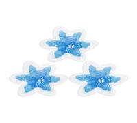 VILLCASE 3pcs Reusable Blue Hot Cold Ice Packs Gel Cold Compress Bags for Camping Relief Portable PVC Material to Swelling and Injuries