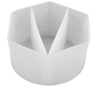 VILLCASE 3pcs Reusable Silicone Split Cups for Paint Pouring Divided Mixing Cups for Watercolor Lightweight Portable Art Tool for DIY Resin and Painting