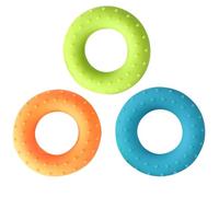 VILLCASE 3pcs Silicone Hand Grip Exerciser Rings for Strengthening Wrists and Relieving Stress, Sturdy Silicone Material Hand Squeezer Gripper for Workout and Physical Therapy