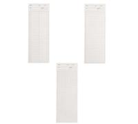 VILLCASE 3pcs Super Long Management Notepad Portable Striped Memo Pads for Students Home Office Planning and Scheduling