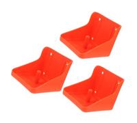 VILLCASE 3Pcs Thickened Livestock Salt Block Holder Plastic Feeder Tray for Cattle Sheep Horses Smooth Surface Farm Feeding Box