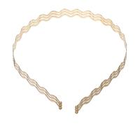 VILLCASE 3pcs Thin Metal Wave Headbands for Women, Flexible Iron Hair Hoops with Stylish Wavy Design, for Christmas Party and Formal Occasions