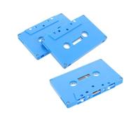 VILLCASE 3pcs Vintage Blank Cassette Tapes Plastic Decoration for Party Wall Decor and Music Parties, Visually Appealing and Trouble-free Retro Cassette Tape Accessories