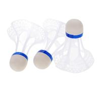 VILLCASE 3pcs Windproof Badminton Shuttlecocks with Stable Flight, Sturdy Plastic and Foam Material, Suitable for Indoor and Outdoor Training and Competition Random Color