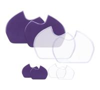 VILLCASE 4 Pairs Women Forefoot Gel Cushions Reusable Comfortable High Heel Protecting Feet Make Foot Comfortable Assorted Colour for Dancing and Standing