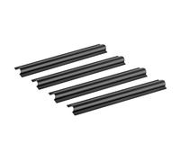 VILLCASE 4 Pcs Adhesive Car Cable Clips Wire Cord Holders for Cable Organisation with PVC Material Black Colour Leaves No Traces for Car Interior Organisation and Managing