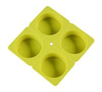 VILLCASE 4 Pcs Handmade Soap Mold Silicone Mold High Temperature Resistance Flexible Refrigerator Safe Round Shape for DIY Candy Making Random Color