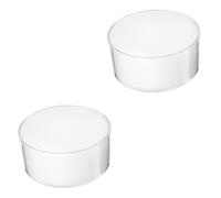 VILLCASE 4 pcs Plastic Cup Shaped Sponge Wet Finger Moistener for Cash Counting Soft Comfortable Hand Damper for Tellers and Cashiers Deformation Material