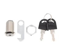 VILLCASE 4 Sets Cabinet Lock with Key Cam Lock Iron Abs Easy to Install Anti-Rust for Storage Unit, Letter Box, Display Box