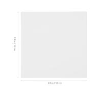 VILLCASE 400pcs Blank Scratch Pads Memo Sheets 3.93x3.93x0.00in Non-sticky Reminder Pads Tear-off Pages Versatile Use for Office and Home