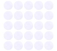 VILLCASE 400pcs Polyester DIY Hair Pin Accessories White Felt round Discs 2 Bags Practical and Safe Headdress Craft Supplies for Hair Clip Making