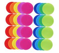 VILLCASE 40pcs Carpet Spot Markers for Classroom and Gym Floor Circles Indoor Outdoor Educational Floor Dots for Preschool Kindergarten Elementary Seating and Activity Coordination