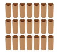 VILLCASE 40pcs Craft Rolls Cardboard Tubes, Thick round Paper Cylinders with Smooth Finish, Paintable Kraft Paper Tubes 10cm Height 4cm Diameter for Classroom Activities and DIY Crafts